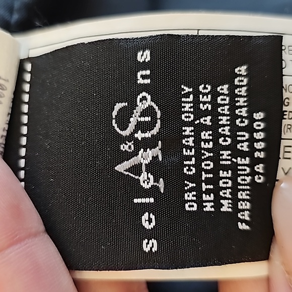 Vintage- NAPA LAMB LEATHER A&S Selections Modo Peau black jacket small - Picture 8 of 10